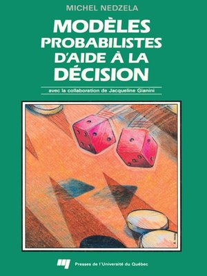 cover image of Modèles probabilistes d'aide à la décision